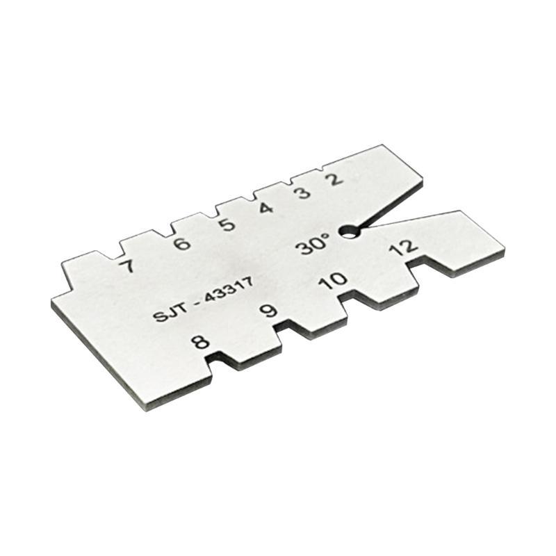 29/30 Degree Stainless Screw Angles Template Gage Thread Gauge Grinding Gage Inspection Tool Angles Measuring Gauge