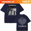 Yungblud Zombie Rock Band Grafik T-Shirt Unisex Hip Hop Retro Musik Fan Bekleidung T-Shirts Mann Lässig Rundhals Hohe Qualität T-Shirt