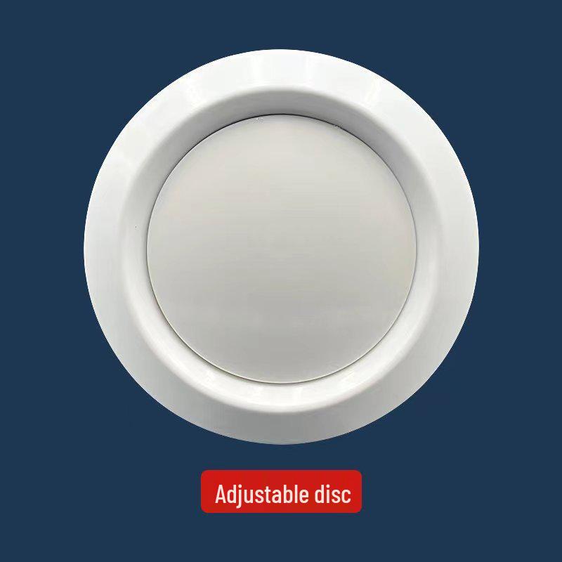 Silent Ceiling-Mounted Air Vent with Soundproof and Low Noise ABS Design