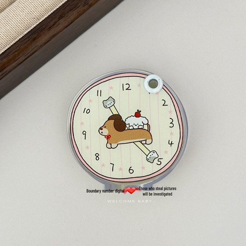 Cartoon Cute Mirror for MagSafe Holder: Super Strong Magnetic Desktop Airbag, Retractable for Women