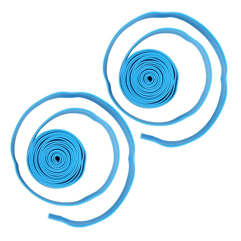 2er Set 2,5 m Yoga Elastikbänder Übung Sport Dehnband Widerstandsband ExpanderBlau