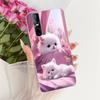 Casing For Vivo V15 Pro Cover Transparent Cute Cat Fashion Butterfly Funny Painted Phone Case For Vivo 1818