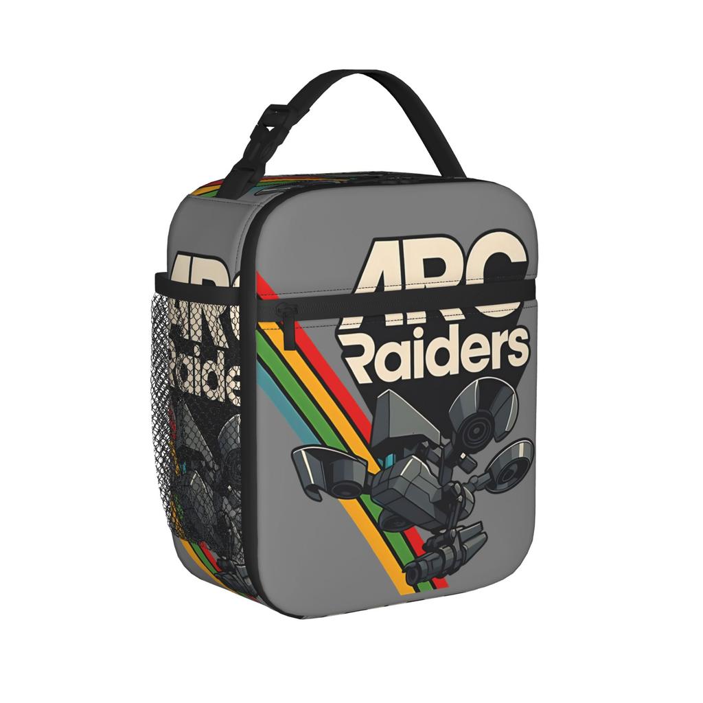 Character Arc Raiders Insulated Lunch Bags Thermal Bag Reusable,Meal Container High Capacity Tote Lunch Box Food Storage Bags