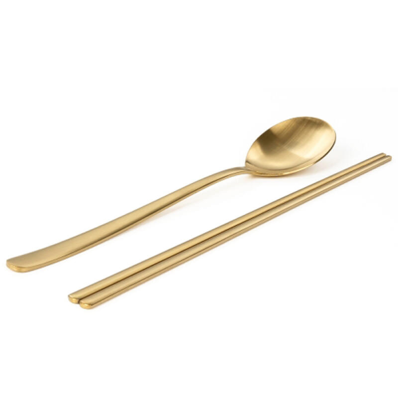 Olivia Titanium Gold Spoon Set (Stainless Steel 304)