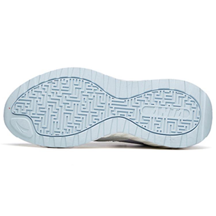 New Anta Cushioning Anti Slip And Wear Resistant Low Top Casual Shoes Women's White Purple 122218871-4