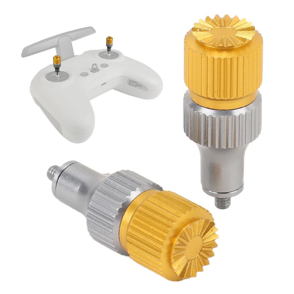 2pcs Remote Controller Joystick Professional Aluminium Alloy RC Drone Thumb Rocker Replacement for A