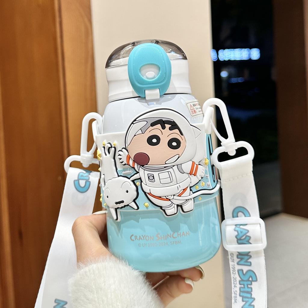 Children's Thermos Cup Students Go To School Special Water Cup Straw Cup Lovely Girl