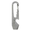 NITEIZE Doohickey Silver Multi-Tool, Small Mini Keychain, Multi-Function Tool, Bottle Opener, Box Cutter, Carabiner