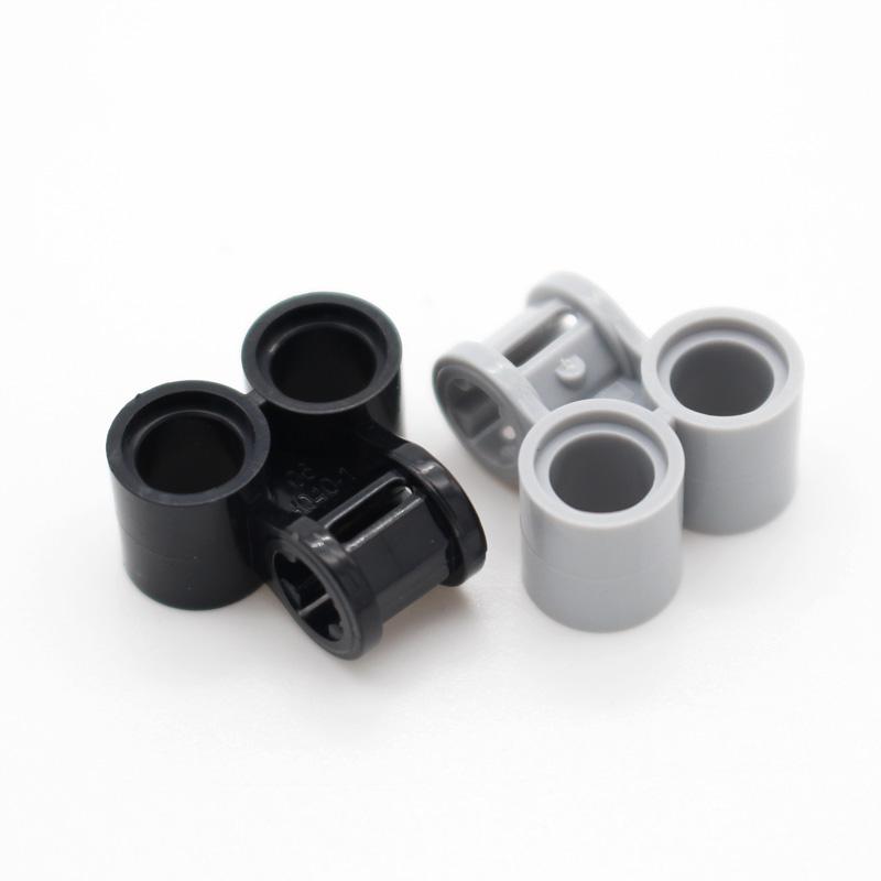 80pcs Technology Parts 32291 Axle Plus Pin Connector Perpendicular Double Blocks Building Blocks Fitting Including Add-Ons