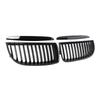 MagicKit Radiator Grilles For BMW 3 Series E90 E91 Saloon 2005-2008 Gloss Black  Front Kidney Grill Auto Car Accessories QCYZR1