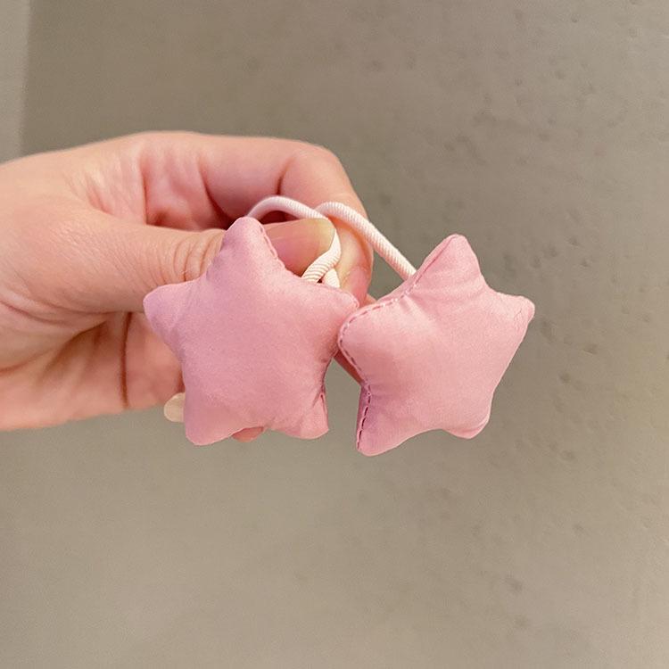 Children's Candy Color Star Hair Tie - Cute Baby Ponytail Accessory