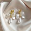 2024 High-End Pearl Stud Earrings: French Light Luxury Style for Women