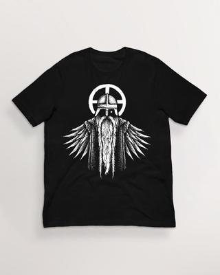 Hrafnagud T-Shirt| Norse Mythology Viking Art T-Shirt | 100% Cotton Unisex Pagan Tee | HUMAN MADE, No Ai
