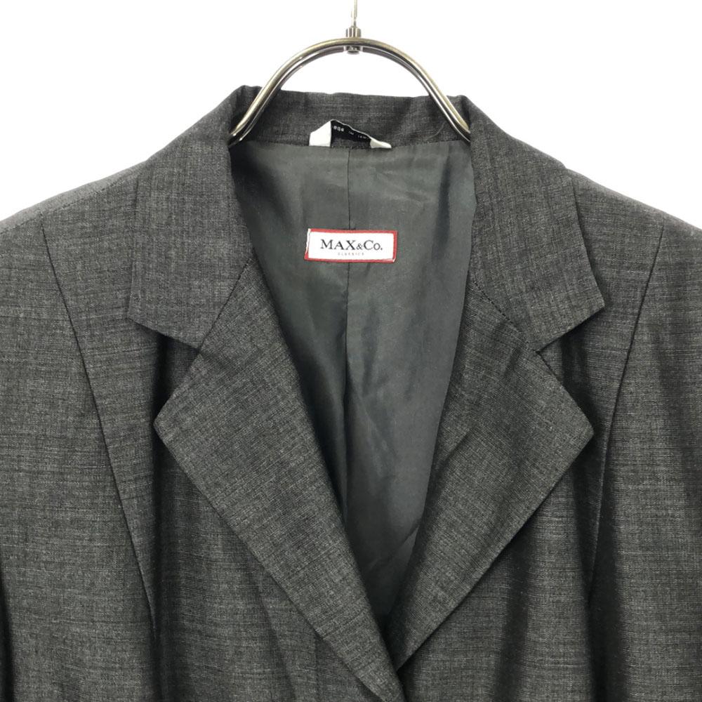 MAX&CO made in Italy tailored jacket 44 Gray Women Used