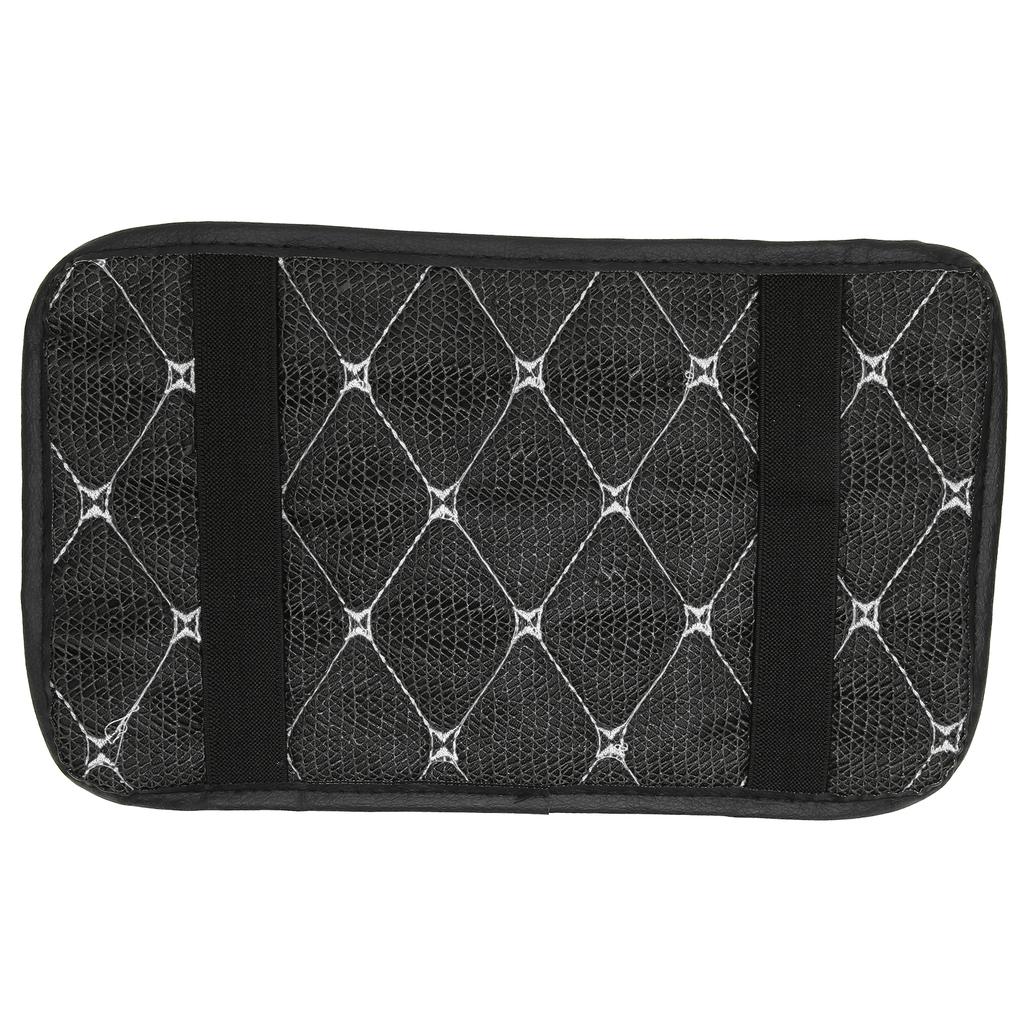 Armrest Box Mat Waterproof Dustproof PU Lther Mat Storage Box Cover Pad for Car Use
