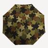 1 Stück Camouflage Sterne Automatisches Öffnen/Schließen Regenschirm, Winddicht, Kompakter Faltregenschirm mit Leichtem Design für Damen/Herren044