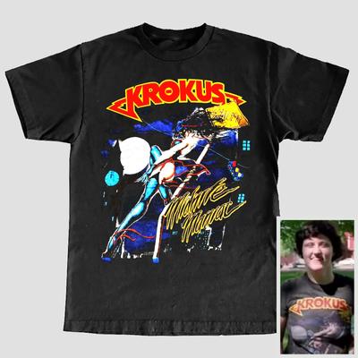 Krokus 'Midnight Maniac' T-Shirt. (Gummo)