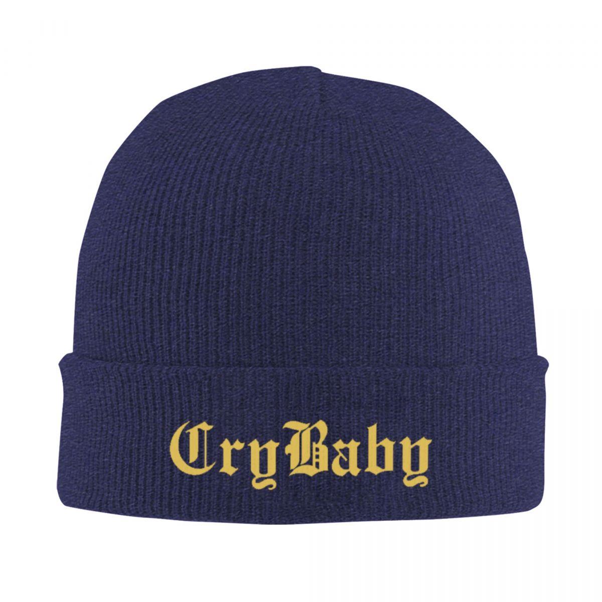 

Gothic Street Punk Peep Style Lil Crybaby Personalized Warm Knitted Caps Women Male Fashion Winter Beanies Hats One Size