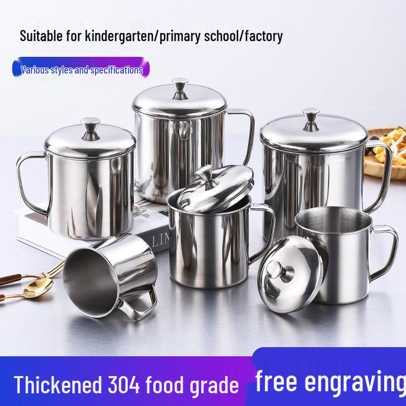 ZLIII 304 Stainless Steel Mug with Lid and Handle