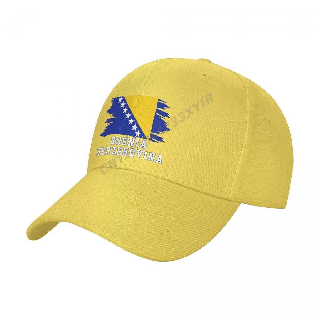 Baseball Cap Bosnia And Herzegovina Flag Cool Fans Wild Sun Shade Peaked Adjustable Outdoor Caps for Unisex Women