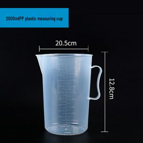 Plastikowy cylinder miarowy 1000 ml / 5000 ml ze skalą do sklepu z herbatą mleczną i do użytku domowego