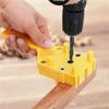 Handheld Drill Guide Woodworking Tool - Dowelling Jig Straight Hole Locator, Hole Saw Drill Bits Positioning Tool
