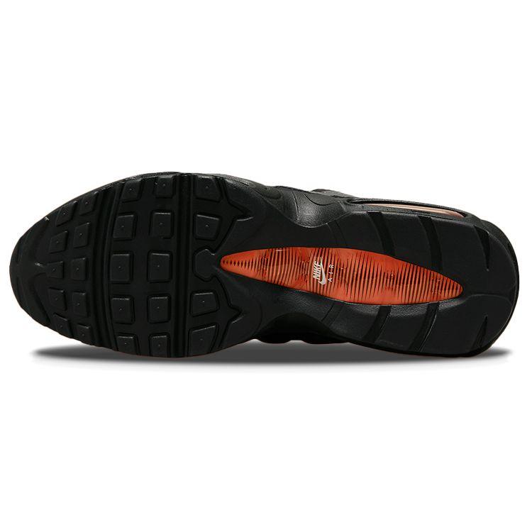 Nike Air Max 95 Black Grey Safety Orange Men Sneakers Iron-Grey White DX2657-001