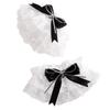 Lolita Lace Heart Bow Cosplay Cuffs Bracelet