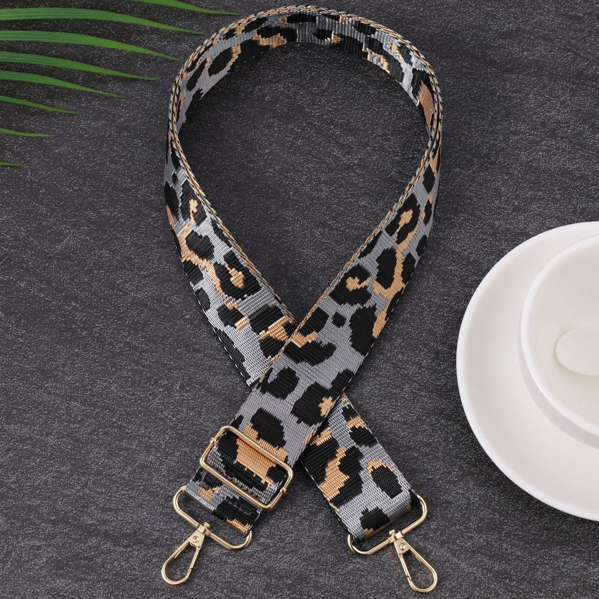 

New Fashion Versatile Wide Shoulder Strap Bohemian Shoulder Crossbody Bag Strap Adjustable Replacement Bag Parts Accessories серый