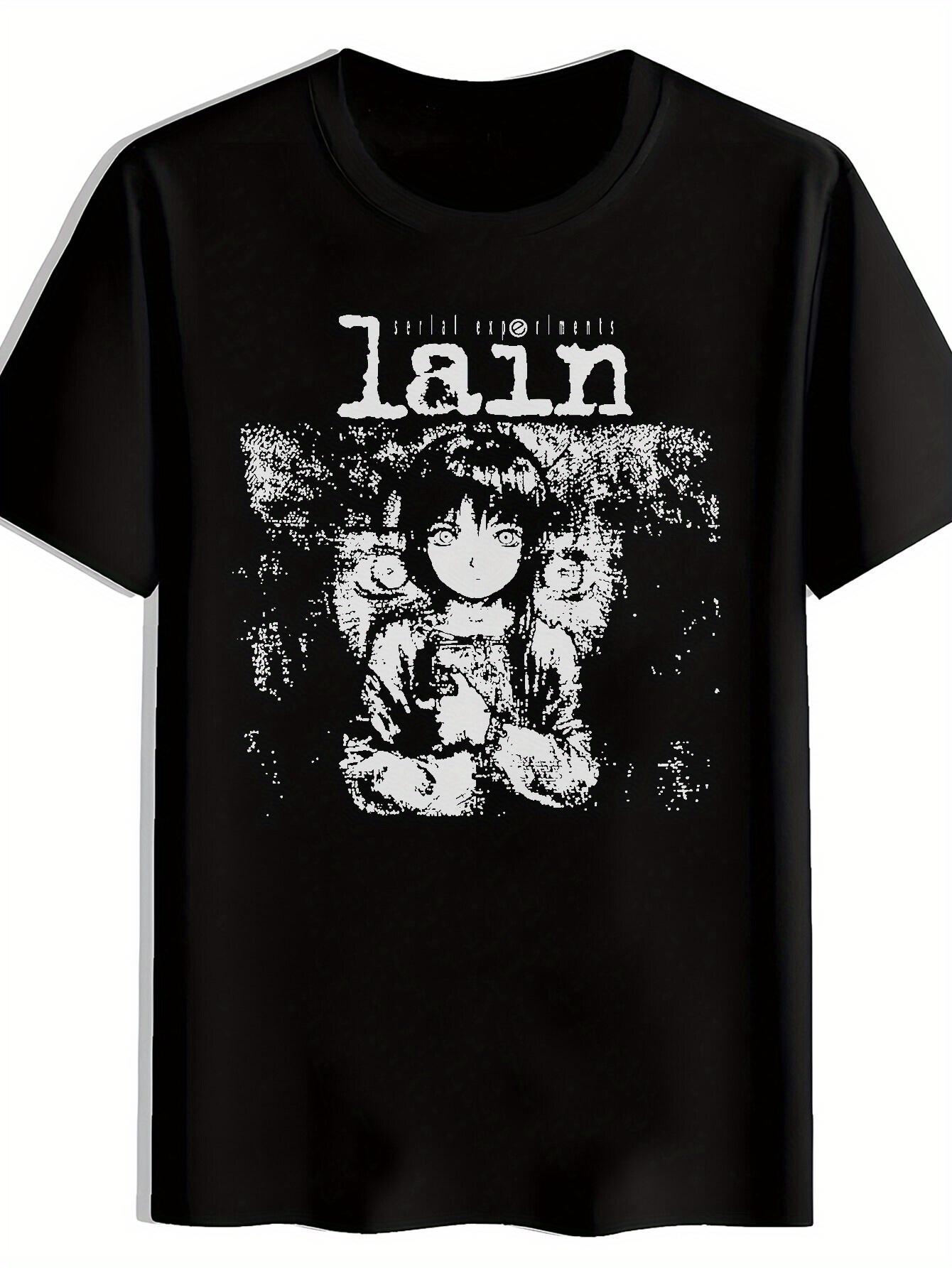 T-shirt Black Graphic Print -  I m Not Alone  Design XXL