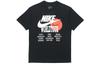 T Shirts Men's Black Crew Neck Moderate Straight Fit DA0938-010
