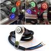 1PC Waterproof Motorcycle Accessories Handlebar Modification Switch Stainless Steel Bracket Metal Power Switch LED Spotlight Switch