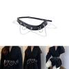 Trendy Black Wide Waist Chain Belt For Women Perfect For Dresses And Coats