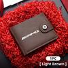 2025 Hot Men Short Leather Credit ID Card Holder Wallet Purse Clutch For Mercedes Benz AMG C180 C300 W124 W176 W177 C200 C260 GL