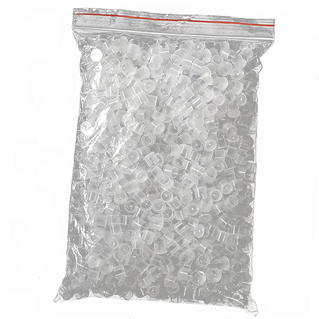 1000PCS Tattoo Ink Cups Plastic Disposable Transparent Small Ink Cups Tattoo Supplies With Base