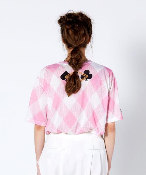 GREEDILOUS Pink Spade T-Shirt