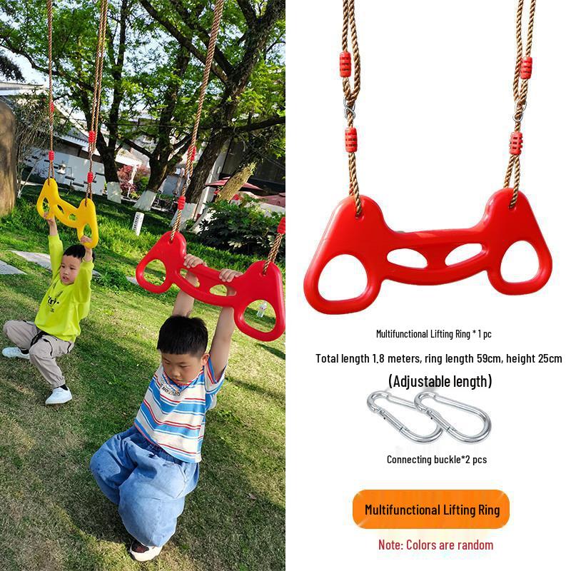 Outdoor Kids' Rope Ladder Swing for Sensory Integration and Climbing Activities