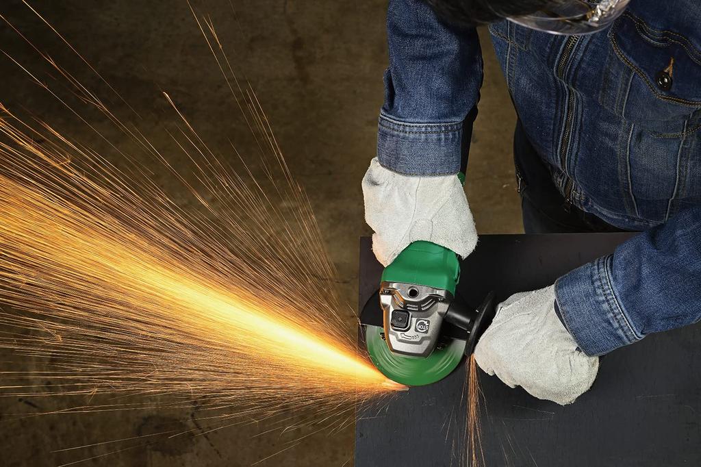 HiKOKI Electronic Disc Slide Kickback Reduction System Restart Prevention 150mm Grinding Wheel 100V G15YE3 Grinder, Switch, & Mechanism, Diameter,