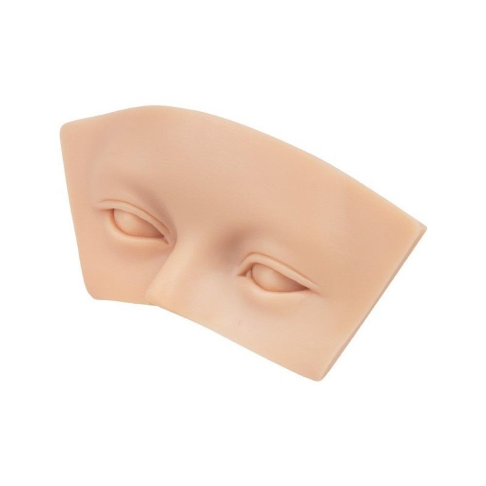 Soft 3D Lashes Extension Skin Reusable Grafted Lash Mannequin Model Face Makeup Tools