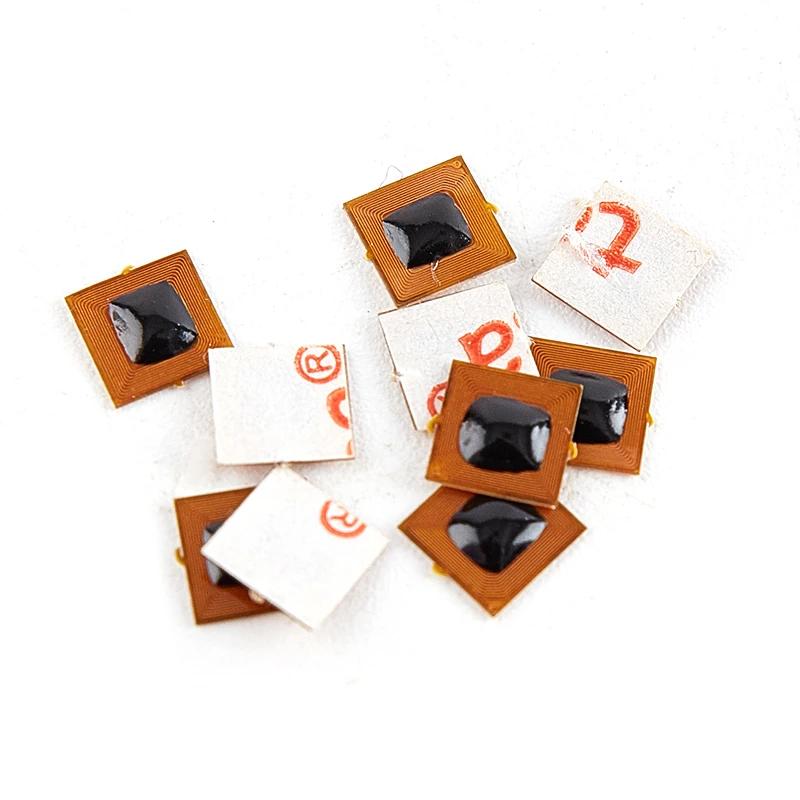 5 pezzi/set Programmabile 5*5mm Micro FPC NFC Ntag213 Etichetta Adesiva RFID 1mm Raggio di Lettura