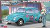 Hasegawa Scale Volkswagen Beetle 1966 with Figure Plastic Model SP665 1/24 "Rio Asaka"