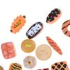 10Pcs Mini Food Decoration Miniature Doll House Decoration Hair Clip