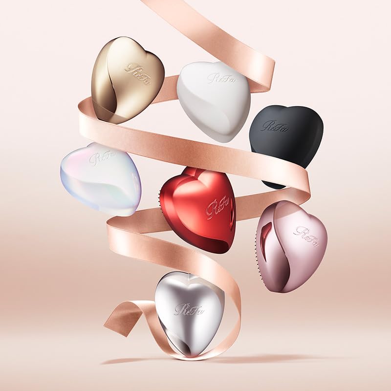 ReFa HEART BRUSH Matte Black