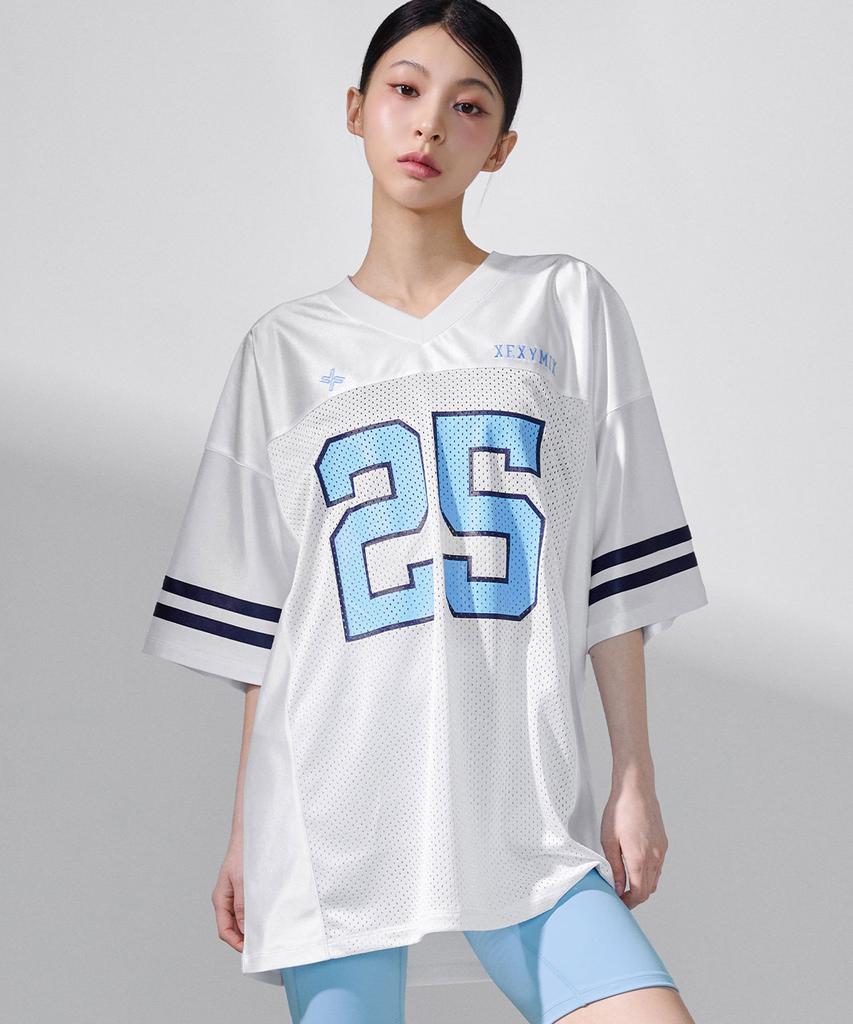 XEXYMIX Rugby Mesh Oversized Short Sleeve Xfk2Ts1106
