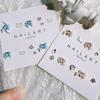 Resin Bow Nail Charm 3D Nail Charms Rhinestone Nail Art Nail Decoration Korean Style Bowknot Design for Women