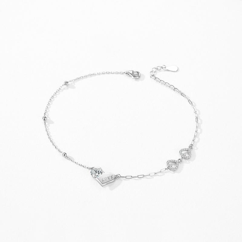 Tancise – Bracelet en argent Sterling 925, bijoux, perles géométriques, chaîne à maillons, à la mode, cadeau de mariage fin pour petite amie, femmes