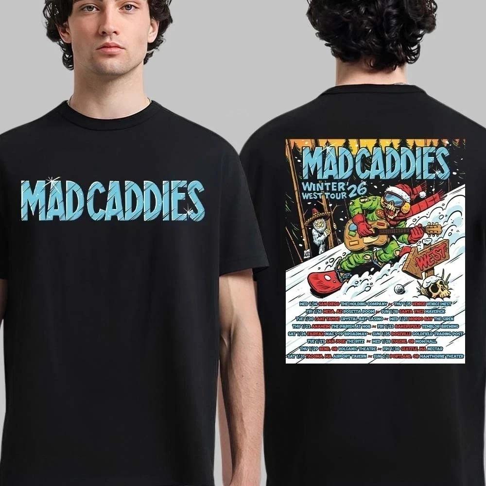 Mad Caddies Winter West Tour 2026 California Arizona T-Shirt M