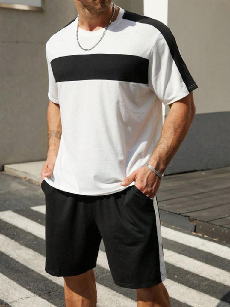 Fashion Outdoor Beach Shorts Men's Short-sleeved T-shirts And Shorts Sets Summer 3D Print Men's Sets