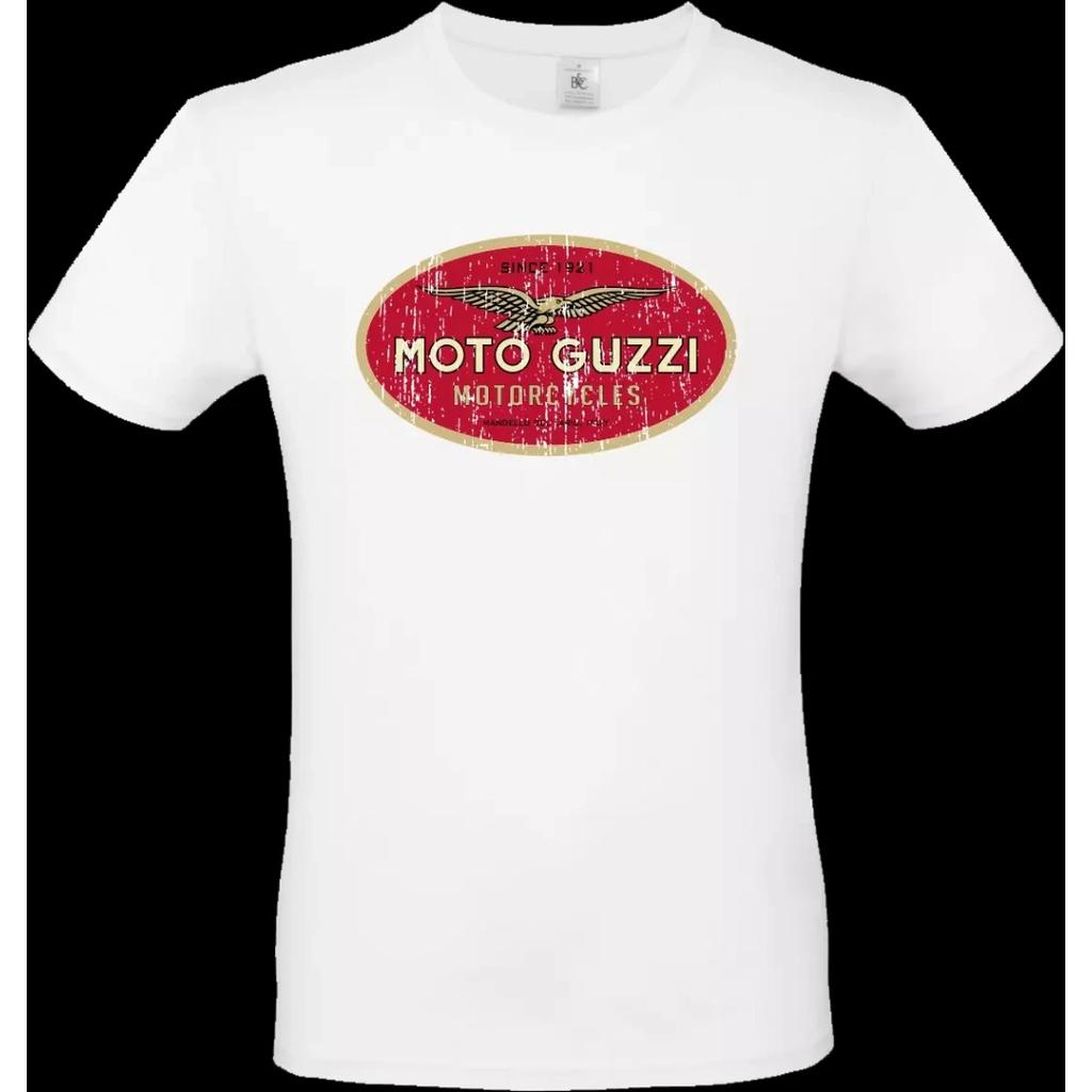 Hot Moto Guzzi Regalo Vintage Italia Graphic Print T-shirt Men Women Short Sleeve Unisex Harajuku Fashion Summer New Tee Loose Casual Oversized Top
