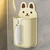 Cartoon Tissue Box Wall Mounted Napkin Paper Rack Towel Napkin Container Bathroom Adhesive Paper Dispenser Organizer